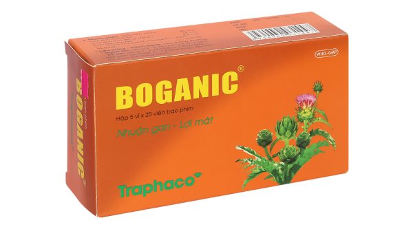 Viên bao phim Boganic hỗ trợ trị suy giảm chức năng gan, viêm gan (5 vỉ x 20 viên)