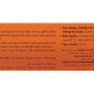 Thuốc bổ gan Boganic hỗ trợ trị suy giảm chức năng gan, viêm gan (5 vỉ x 20 viên)