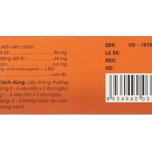 Thuốc bổ gan Boganic hỗ trợ trị suy giảm chức năng gan, viêm gan (5 vỉ x 20 viên)