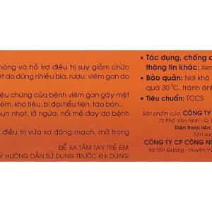 Thuốc bổ gan Boganic hỗ trợ trị suy giảm chức năng gan, viêm gan (5 vỉ x 20 viên)