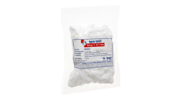 Bông gòn viên Bạch Tuyết gói 100g