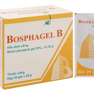 Hỗn dịch uống Bosphagel B 20% trị đau, bỏng rát do axit dạ dày gây ra (30 gói x 20g)