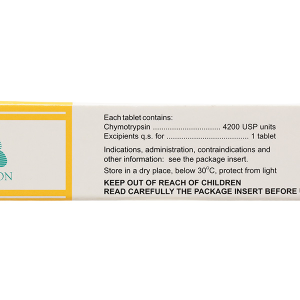 Bostrypsin 4200 USP trị phù nề sau chấn thương, phẫu thuật (2 vỉ x 10 viên)