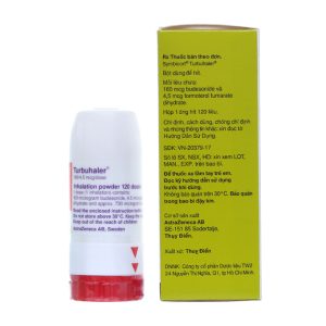 Bột hít phân liều Symbicort Turbuhaler 160/4.5mcg/liều trị hen suyễn lọ 120 liều
