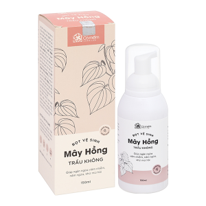 Bọt vệ sinh phụ nữ Mây Hồng Trầu Không giúp khử mùi, kháng khuẩn chai 150ml