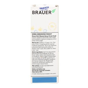 Siro Brauer Kids Manuka Honey Chesty Cough hỗ trợ giảm ho chai 100ml