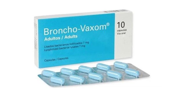 Broncho-Vaxom Adults 7mg trị nhiễm khuẩn hô hấp, tăng miễn dịch (1 vỉ x 10 viên)