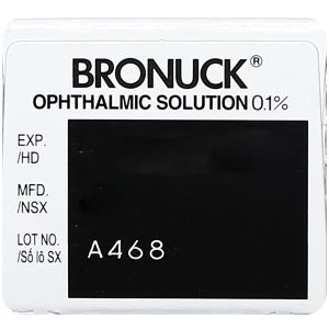 Dung dịch nhỏ mắt Bronuck 0.1% trị viêm sau phẫu thuật mắt lọ 5ml