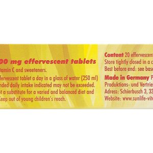 Viên sủi C-Ger 1000 tăng sức đề kháng tuýp 20 viên