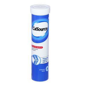 Viên nén sủi bọt CalSource bổ sung canxi tuýp 20 viên