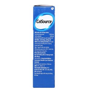 Viên nén sủi bọt CalSource bổ sung canxi tuýp 20 viên
