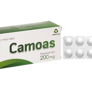 Camoas 200mg giảm triệu chứng tiểu khó, tiểu gấp, tiểu đêm (3 vỉ x 10 viên)