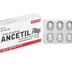Cancetil Plus 16mg/12.5mg trị tăng huyết áp (3 vỉ x 10 viên)