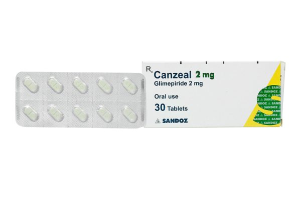 Canzeal 2mg trị đái tháo đường (3 vỉ x 10 viên)