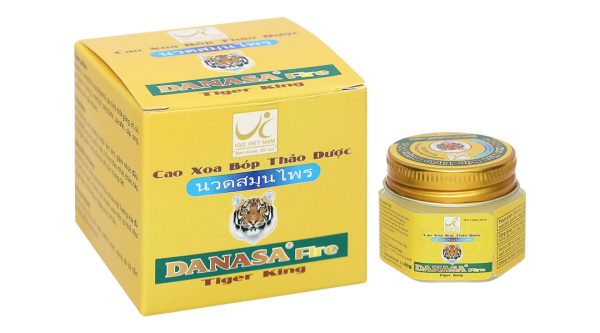 Cao xoa thảo dược Danasa Fire Tiger Balm làm ấm, giảm đau nhức hũ 20g