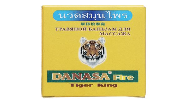 Cao xoa thảo dược Danasa Fire Tiger Balm làm ấm, giảm đau nhức hũ 20g