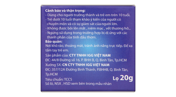 Cao xoa thảo dược Danasa Fire Cù Là Lửa hỗ trợ làm ấm, giảm đau nhức lọ 20g