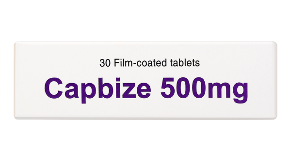 Capbize 500mg điều trị ung thư vú, ung thư dạ dày (3 vỉ x 10 viên)