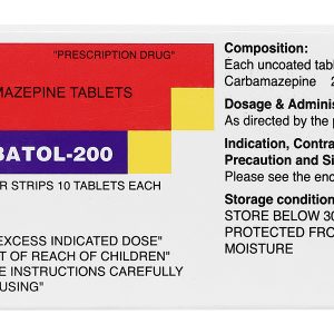 Carbatol-200 trị động kinh (10 vỉ x 10 viên)