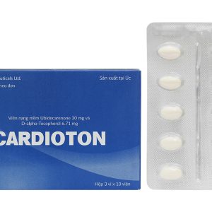 Cardioton trị thiểu năng tuần hoàn, thiếu máu ở tim (3 vỉ x 10 viên)