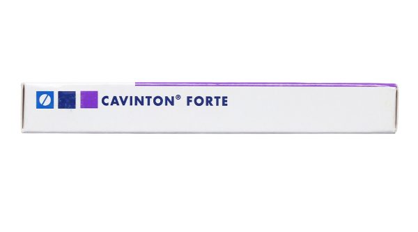 Cavinton Forte 10mg trị các dạng của rối loạn tuần hoàn máu não (2 vỉ x 15 viên)