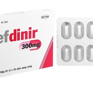 Cefdinir TV.Pharm 300mg trị nhiễm khuẩn (1 vỉ x 10 viên)