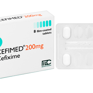 Cefimed 200mg trị các nhiễm khuẩn cấp (2 vỉ x 4 viên)