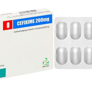 Cefixime 200 TV. Pharm trị nhiễm khuẩn (2 vỉ x 10 viên)