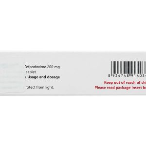 Cefpobiotic 200 điều trị nhiễm khuẩn (2 vỉ x 10 viên)