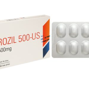 Cefprozil 500-US trị viêm tai giữa cấp tính, viêm họng (1 vỉ x 10 viên)