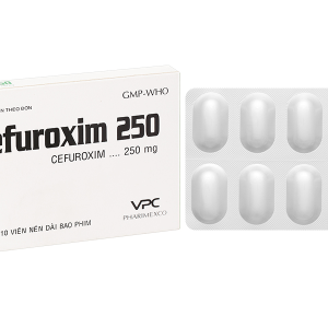 Cefuroxim 250 VPC Pharimexco trị nhiễm khuẩn thể nhẹ đến vừa (1 vỉ x 10 viên)
