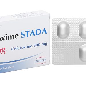 Cefuroxime Stada 500mg trị nhiễm khuẩn (2 vỉ x 5 viên)
