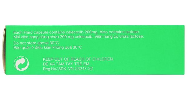Celebrex 200mg giảm đau, kháng viêm xương khớp (3 vỉ x 10 viên)