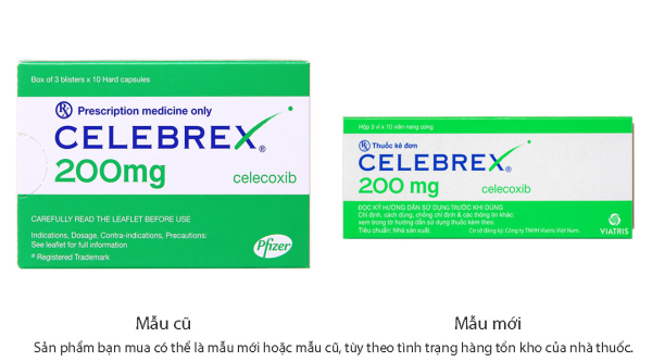Celebrex 200mg giảm đau, kháng viêm xương khớp (3 vỉ x 10 viên)