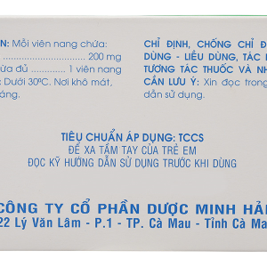 Celecoxib Mipharmco 200mg trị chứng thoái hóa khớp, viêm khớp dạng thấp (10 vỉ x 10 viên)