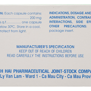 Celecoxib Mipharmco 200mg trị chứng thoái hóa khớp, viêm khớp dạng thấp (10 vỉ x 10 viên)