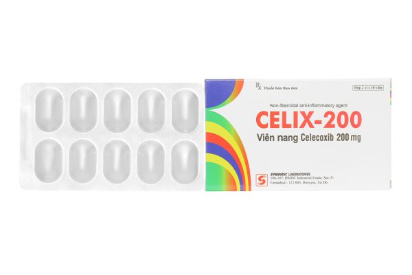 Celix 200mg giảm đau, kháng viêm xương khớp (2 vỉ x 10 viên)