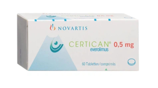 Certican 0.5mg dự phòng thải tạng ghép ở bệnh nhân ghép thận hoặc tim (6 vỉ x 10 viên)