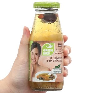 Chè dưỡng nhan tổ yến và trùng thảo Green Bird chai 175ml