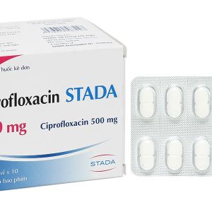 Ciprofloxacin Stada 500mg điều trị nhiễm khuẩn (10 vỉ x 10 viên)