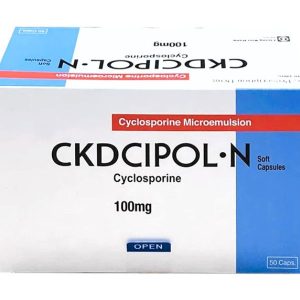 Ckdcipol-N 100mg ngăn ngừa thải bỏ mảnh ghép trong ghép tạng (10 vỉ x 5 viên)