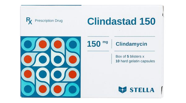 Clindastad 150 trị nhiễm khuẩn (5 vỉ x 10 viên)