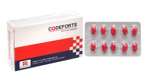 Codeforte trị ho khan, ho do kích ứng (2 vỉ x 10 viên)