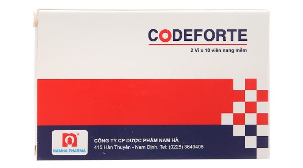 Codeforte trị ho khan, ho do kích ứng (2 vỉ x 10 viên)