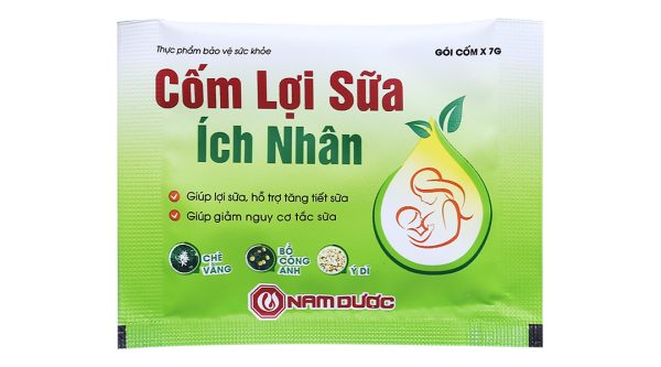 Cốm lợi sữa Ích Nhân hỗ trợ tăng tiết sữa hộp 20 gói x 7g