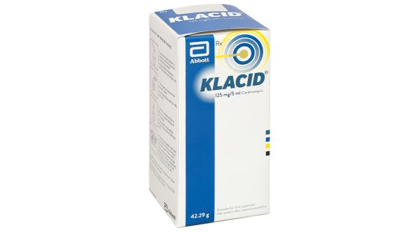 Cốm pha hỗn dịch uống Klacid 125mg/5ml trị nhiễm khuẩn chai 42,29g