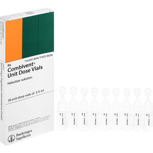 Dung dịch khí dung Combivent kiểm soát co thắt phế quản (10 ống x 2.5ml)
