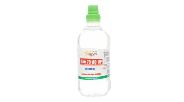 Cồn 70 độ VP sát khuẩn bề mặt chai 500ml