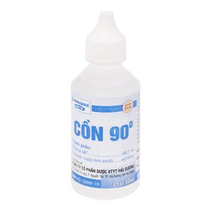 Cồn 90 độ HDPharma sát trùng dụng cụ y tế, vết thương chai 50ml