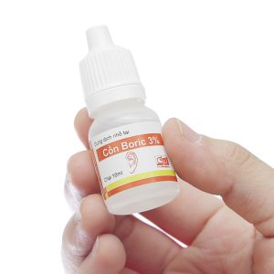 Cồn Boric F.T Pharma 3% phòng viêm tai lọ 10ml
